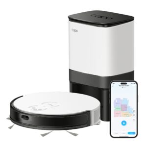 Tapo RV20 Mop Plus | Robot Vacuum Cleaner & Auto-Empty Dock