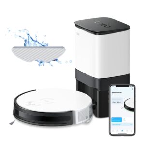 Tapo RV10 Plus,Robot Vacuum & Mop + Smart Auto-Empty Dock