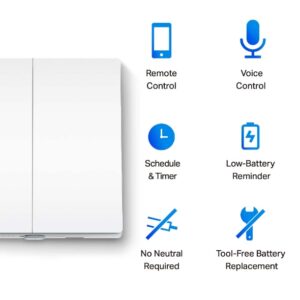 Tapo S220 | Smart Light Switch 2-Gang 1-Way