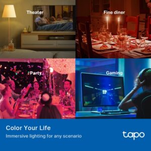 Tapo L530E,Smart Wi-Fi Light Bulb, Multicolor